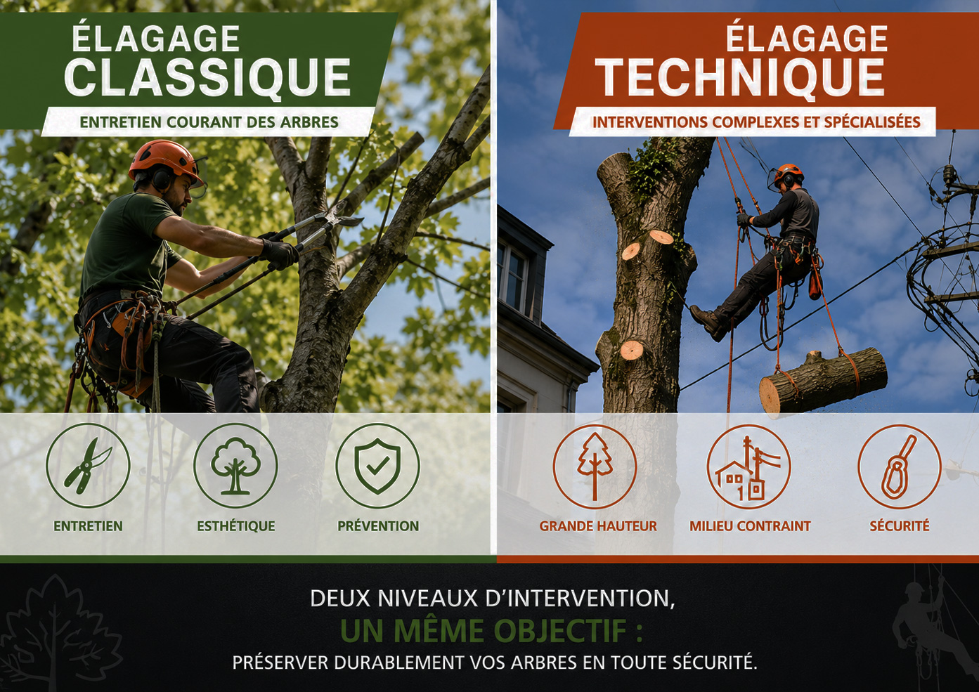 Différence élagage
